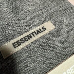 Fear of God Essentials Charcoal Knit Beanie